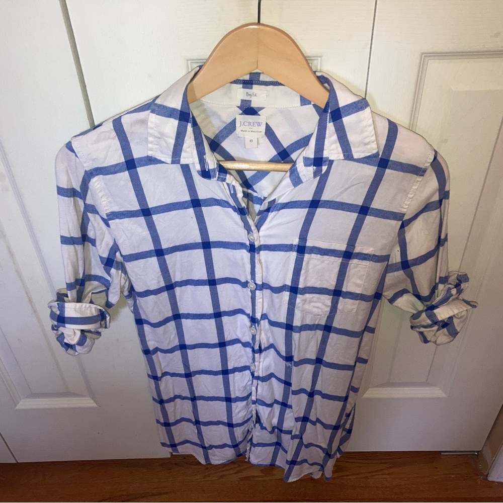 Jcrew Flannel Button Down - image 1